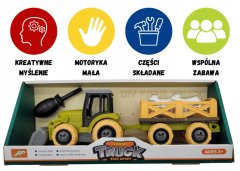 EKO TRAKTOR za VRTENJA s prikolico in živalmi, IZVIJAČ