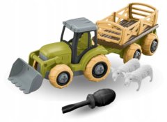 EKO TRAKTOR za VRTENJA s prikolico in živalmi, IZVIJAČ