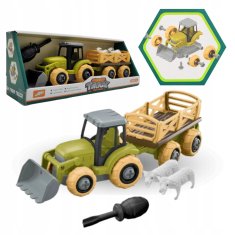 EKO TRAKTOR za VRTENJA s prikolico in živalmi, IZVIJAČ
