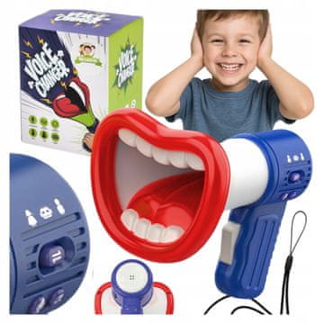 Igrača Megafon, menjalnik glasu, modulator snemanja, trije načini, darilo