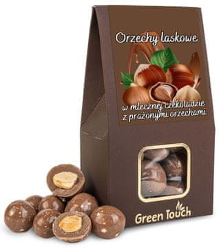 Lešniki v mlečni čokoladi s praženimi oreščki 100 g premium