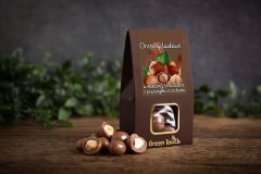 Lešniki v mlečni čokoladi s praženimi oreščki 100 g premium