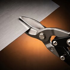 RAVNE ŠKARJE ZA PLOČEVINO ZA REZANJE ALUMINIJA, KOVINE, GUME IN USNJA, ROČNE 250 mm
