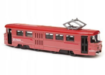 Dromader VOŽNJA TRAMVAJA ODPIRANJE VRAT LUČ ZVOK KOVINSKI RETRO VLAK