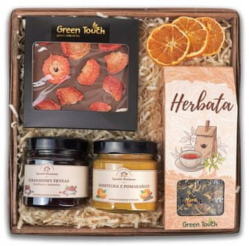 DARILNA KOŠARA naravne marmelade čokolada drugo