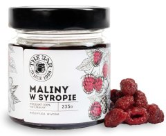 Maline v sirupu, celi plodovi 235 g THE JAR trs