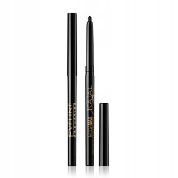 Eveline Cosmetics Eveline Mega Max Kajal - črtalo za oči z navojem, črno