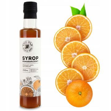 POMARANČNI sirup 250 ml trsni sladkor