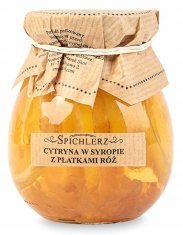 Rezine limone v sirupu z vrtničnimi listi za poparek