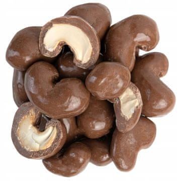 Indijski oreščki v mlečni čokoladi 250 g čokolade z indijskimi oreščki