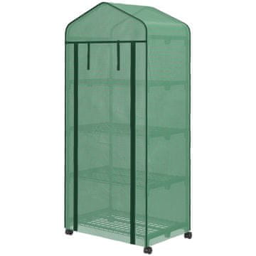 Homestar Toplarna 4 police 69x50x165 cm zelena