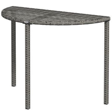 Homestar Balkonska miza 100x50x74 cm siva