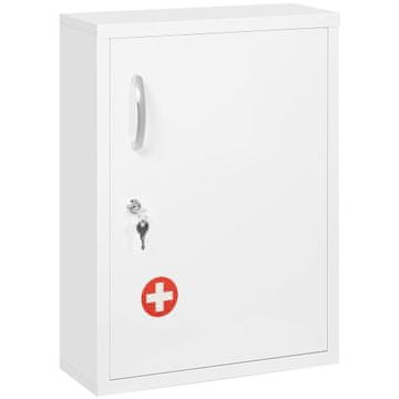 Homestar Zdravstvena omarica za steno, 40x15x53,5 cm, bela