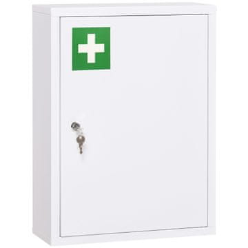 Homestar Zdravstvena omarica za stensko montažo 40x15x53,5 cm bela