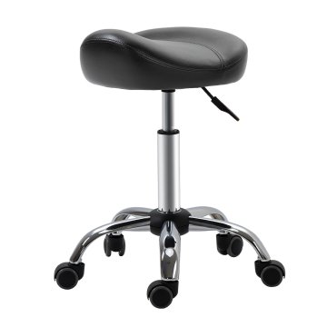 Homestar Vrtljiv stol 48x48x54-69 cm Črn