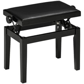 Homestar Klaviaturni stol z nastavljivo višino 63x33x45-56 cm črn