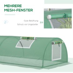 Homestar Mini tunel rastlinjak 200x80x45 cm zelen
