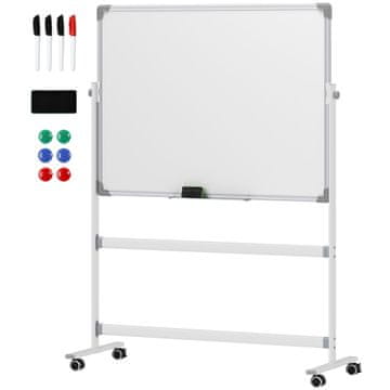 Homestar Dvoslojna magnetna bela tabla 120x90 cm, bela