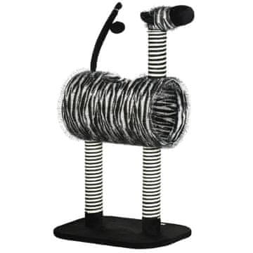 Homestar Mačje drevo 48,5x35x93 cm Črno Belo