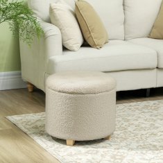 Homestar Shranjevalna klop 45x41 cm Bela