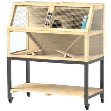 Homestar Kletka za hrčke 87x43x101 cm naravno les