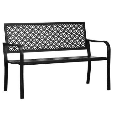 Homestar Vrtna klop za 2 osebi, 127x63x83 cm, črna
