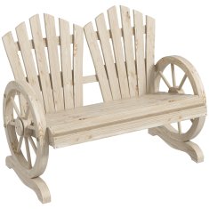 Homestar Vrtna klop 108x66x95 cm naravna