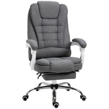 Homestar Pisarna stol 65x70x110-118 cm Siva