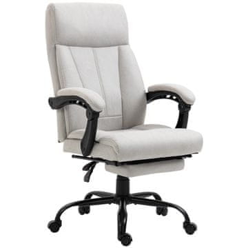 Homestar Pisarna stol masažna funkcija 65x74x111 cm siva