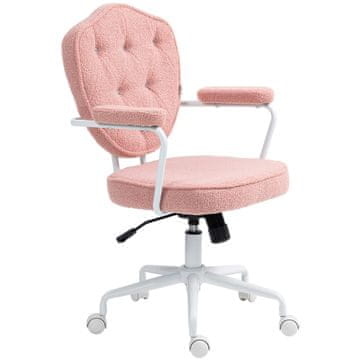 Homestar Pisarna stol 63x61,5x93-101 cm roza