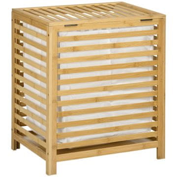 Homestar Košara za perilo 50x36x60 cm naravna