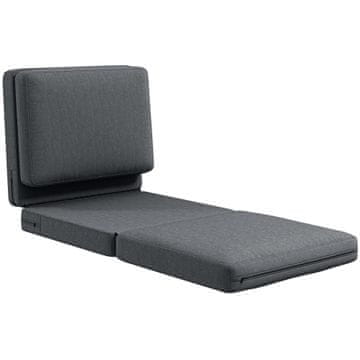 Homestar Trosedž zložljiv 3-v-1, ležišče 75x80x72 cm, temno siva