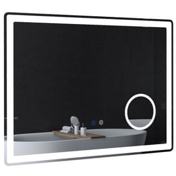 Homestar Kopalniško ogledalo LED 80x60 cm srebrno
