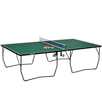 Homestar Miza za namizni tenis zložljiva 274x152,5x76 cm zelena