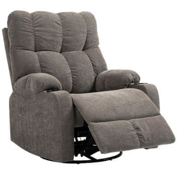 Homestar Naslanjač 88x96x108 cm rjave barve