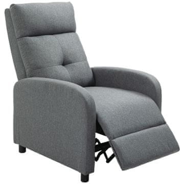 Homestar Naslanjač 67x87x98 cm Siva