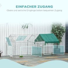 Homestar Ograja za male živali 220x103x103 cm zelena