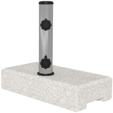 Homestar Podstavek za senčnik 45x22,5x40 cm siva granit