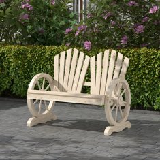 Homestar Vrtna klop 108x66x95 cm naravna