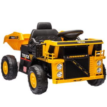 Homestar Električni traktor na baterije za otroke 97x63x53 cm rumene barve