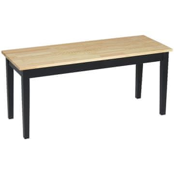 Homestar Klop 2-sedežni 102x36x45 cm naravni