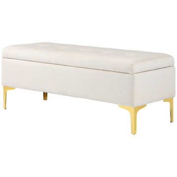 Homestar Klop s shranjevalnim prostorom 120x44x44,5 cm bež