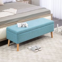 Homestar Klop s shranjevanjem 110x39x45 cm modra