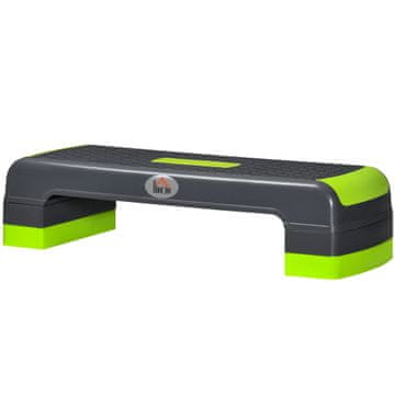 Homestar Aerobni stopničnik 78x28x10 cm Zelen