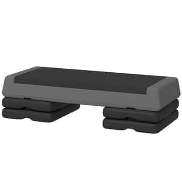 Homestar Aerobni stopničnik 77x36x10,5 cm Siva