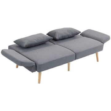 Homestar Sofa postelja 170x83x80 cm siva