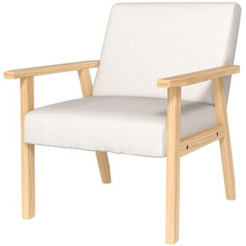 Homestar Naslanjač 64x70x72 cm krem