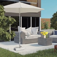Homestar Podstavek za senčnik 45x22,5x40 cm siva granit
