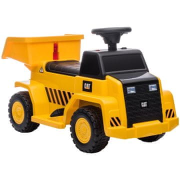 Homestar Električni traktor na akumulator 74,5x36x43,5 cm rumene barve