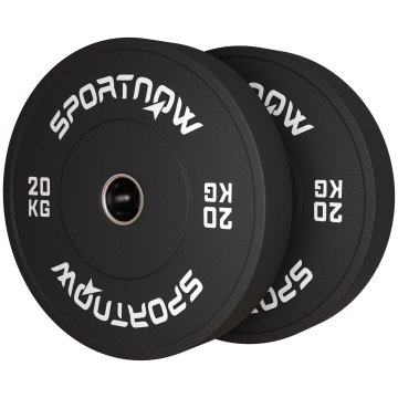 Homestar Set uteži 2 x 20 kg 45x8 cm črne barve